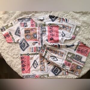 Vintage Capacity Knits Women’s Shorts Set size S/M